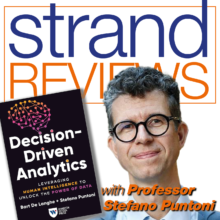 Professor Stefano Puntoni, Decision-Driven Analytics, the Strand Review of Books